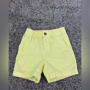 Janie & Jack Toddler Boys Yellow Shorts - Size 12-18 Months